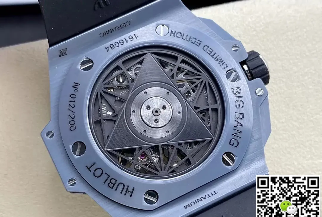 Hublot Big Bang Sang Bleu II 418.FX.8007.RX.MXM21 BB Factory 1:1 Best Edition Replica Watch Gray Ceramic Case
